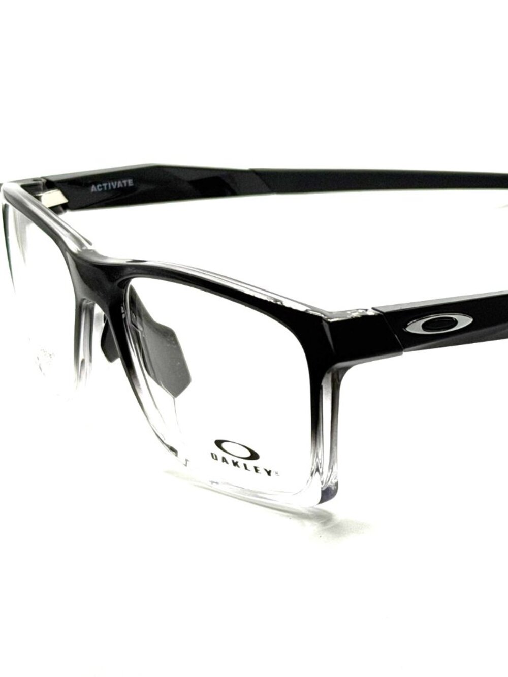 NEW OAKLEY ACTIVATE OX8173-0453 POLISHED BLACK FADE MEN EYEGLASSES 53MM 16 141